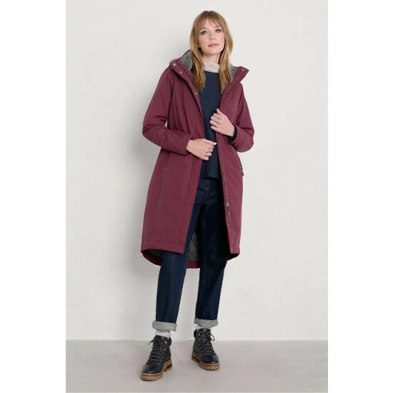 Seasalt Cornwall Tall Waterproof Pink Janelle Coat 3 Seasalt Cornwall Tall Waterproof Pink Janelle Coat - Image 3