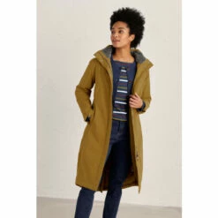 Seasalt Cornwall Green Petite Waterproof Green Janelle Coat