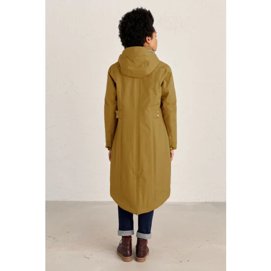 Seasalt Cornwall Green Petite Waterproof Green Janelle Coat 3 Seasalt Cornwall Green Petite Waterproof Green Janelle Coat - Image 3