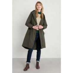 Seasalt Cornwall Tall Waterproof Green Pentewan Coat -Seasalt Shop unnamed file 598