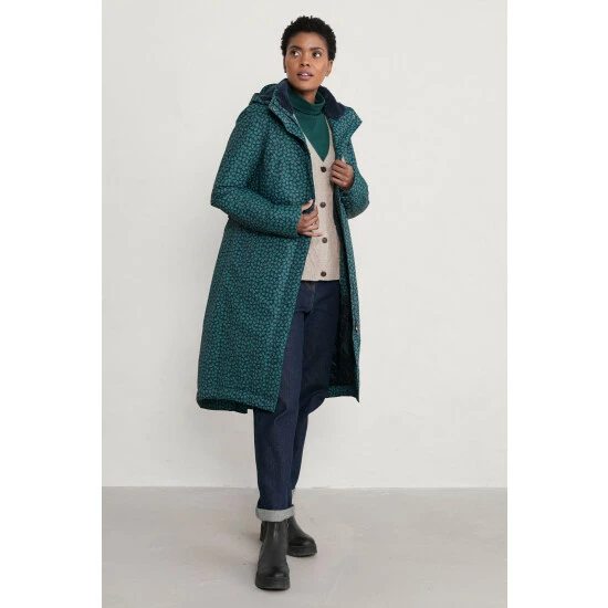 Seasalt Cornwall Blue Janelle Waterproof Coat 3 Seasalt Cornwall Blue Janelle Waterproof Coat - Image 3