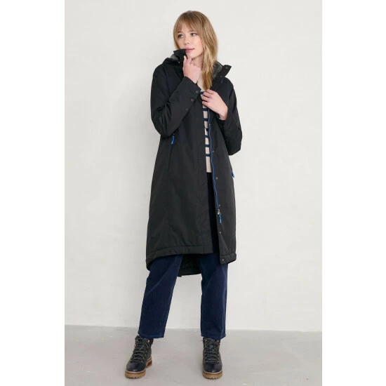 Seasalt Cornwall Petite Black Janelle Coat 1 Seasalt Cornwall Petite Black Janelle Coat