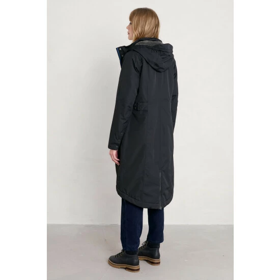 Seasalt Cornwall Petite Black Janelle Coat 2 Seasalt Cornwall Petite Black Janelle Coat - Image 2