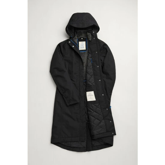 Seasalt Cornwall Petite Black Janelle Coat 4 Seasalt Cornwall Petite Black Janelle Coat - Image 4