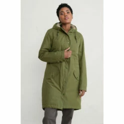 Seasalt Cornwall Tall Green Waterproof Plant Hunter 2 Coat