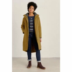 Seasalt Cornwall Green Waterproof Janelle Coat