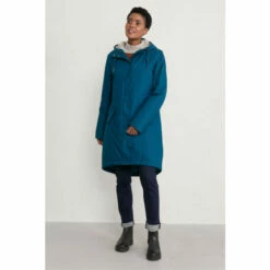 Seasalt Cornwall Petite Blue Waterproof Plant Hunter 2 Coat