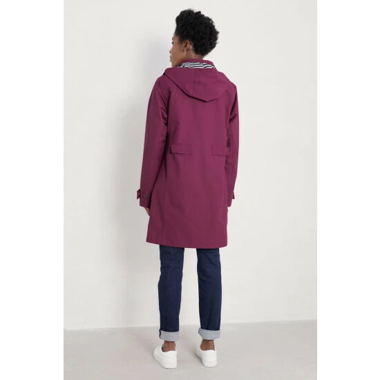 Seasalt Cornwall Tall Pink Waterproof Coverack Coat 3 Seasalt Cornwall Tall Pink Waterproof Coverack Coat - Image 3