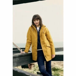 Seasalt Cornwall Yellow Waterproof River Sea Coat