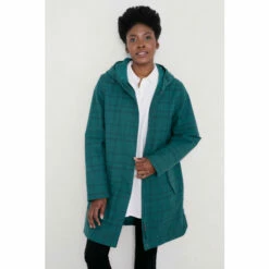 Seasalt Cornwall Waterproof Green Saltstone Coat