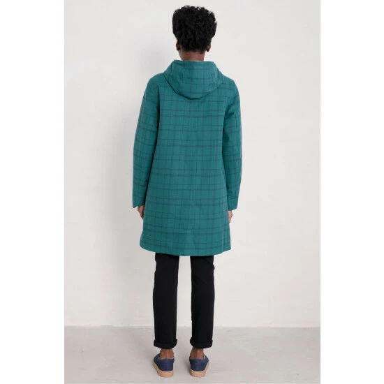 Seasalt Cornwall Waterproof Green Saltstone Coat 3 Seasalt Cornwall Waterproof Green Saltstone Coat - Image 3