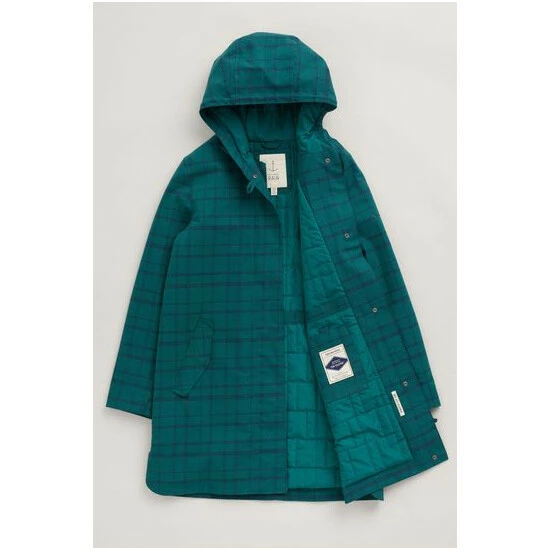 Seasalt Cornwall Waterproof Green Saltstone Coat 6 Seasalt Cornwall Waterproof Green Saltstone Coat - Image 6