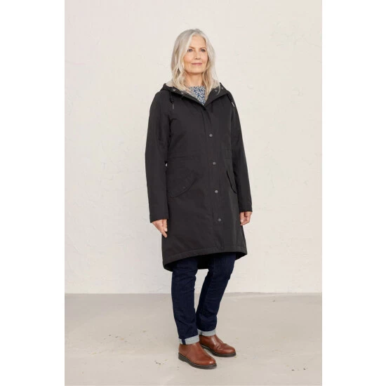 Seasalt Cornwall Plant Hunter 2 Coat Blue 3 Seasalt Cornwall Plant Hunter 2 Coat Blue - Image 3