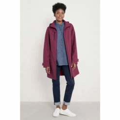 Alternative view of Seasalt Cornwall Petite Pink Waterproof Coverack Coat