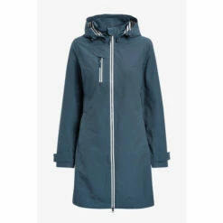 Seasalt Cornwall Navy Blue Waterproof Coverack Coat