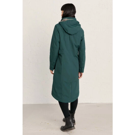 Seasalt Cornwall Green Janelle Coat 2 Seasalt Cornwall Green Janelle Coat - Image 2