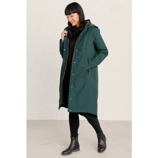 Seasalt Cornwall Green Janelle Coat 3 Seasalt Cornwall Green Janelle Coat - Image 3