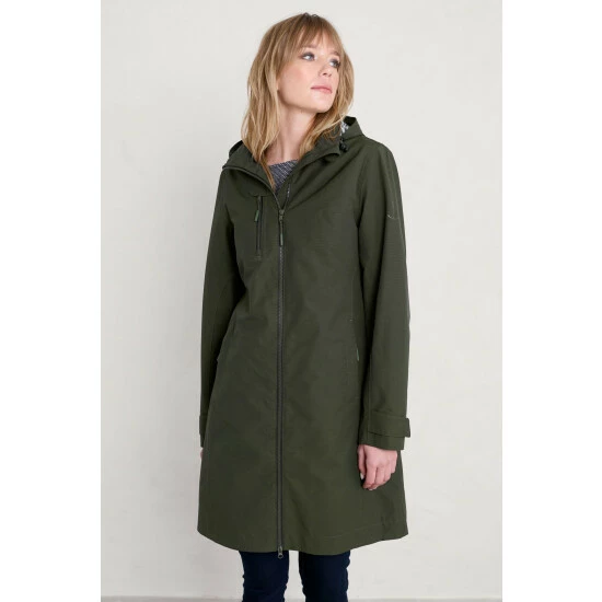 Seasalt Cornwall Petite Green Waterproof Coverack Coat 1 Seasalt Cornwall Petite Green Waterproof Coverack Coat