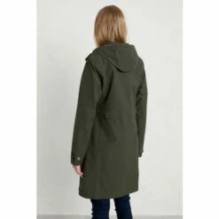 Alternative view of Seasalt Cornwall Petite Green Waterproof Coverack Coat