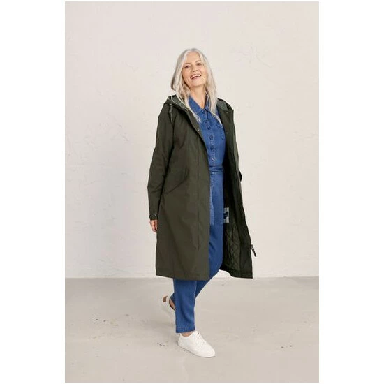 Seasalt Cornwall Petite Green High Water Coat 7 Seasalt Cornwall Petite Green High Water Coat - Image 7
