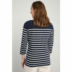 Alternative view of Seasalt Cornwall Sailor Top Grey