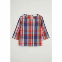 Seasalt Cornwall Natural Checked Stipple Shore Top -Seasalt Shop unnamed file 809