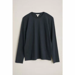 Seasalt Cornwall Mens Blue Allet Long Sleeve T-Shirt -Seasalt Shop unnamed file 821