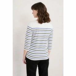 Alternative view of Seasalt Cornwall Natural Striped Sailor Top