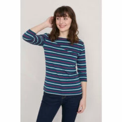 Seasalt Cornwall Natural Striped Sailor Top