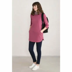 Alternative view of Seasalt Cornwall Pink Cosy River Meet Tunic